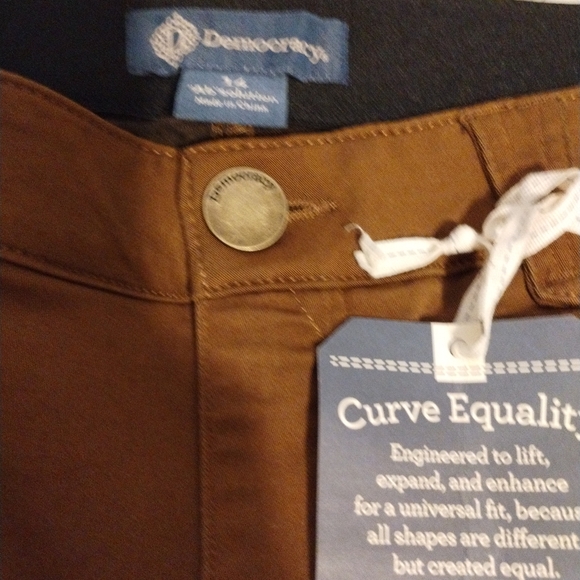 Democracy Brand Absolution Skinny Jeans in Roasted Pecan Size 14 - Picture 3 of 6